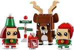 LEGO Brickheadz 40353 Reindeer, Elf and Elfie, Ophalen of Verzenden, Nieuw, Complete set, Lego