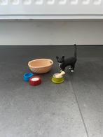 Schleich kat met verzoringspullen, Ophalen of Verzenden, Zo goed als nieuw