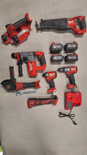 Milwaukee 18v Combi ACCU gereedschapsset beschikbaar voor biedingen