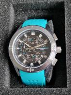 Herenhorloge Aeromeister Mundo AM6104 NIEUW, Overige merken, Leer, Staal, Nieuw