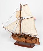 Scheepsmodel van een Kanonneerboot, Ophalen