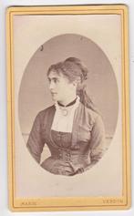 CDV van een Jongedame - Foto Marin Verdun  -, Gebruikt, Verzenden, Foto, Buitenland