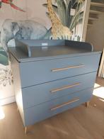 Prénatal commode incl bladvergroter ~ grijs met hout, Kinderen en Baby's, Kinderkamer | Commodes en Kasten, Ophalen, 70 cm of meer