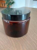 VINTAGE APOTHEKERSPOT MET BAKELIETEN SCHROEFDEKSEL, Ophalen of Verzenden, Zo goed als nieuw, Glas, Pot, Bus of Blik