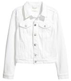 H&M witte spijkerjas jack denim jas van gewassen denim S, H&M, Wit, Nieuw, Ophalen of Verzenden