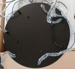 Grote plafondplaat 50 cm. voor 7 lamp snoeren - Zwart Metaal, Ophalen of Verzenden, Nieuw, Metaal, Modern