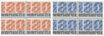 Nvph 918/919  postfris in een blokje van 4 beschikbaar voor biedingen