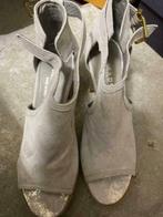 Wit zilver sandalen met hak maat 38 Maripe, Kleding | Dames, Wit, Zo goed als nieuw, Maripe, Sandalen of Muiltjes