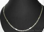 15690 Mooie 14kt Gouden Bicolor Fantasie Collier 64 cm Lang