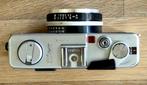 Minolta Hi-Matic F analoge meetzoeker camera met flitser, Minolta, Ophalen of Verzenden, Compact, Zo goed als nieuw