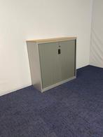 2 x roldeurkast Voortman, aluminium/grijs, H 118 x B 120 cm., Ophalen, Gebruikt