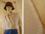 Nineties beige / pastel blouse patroon maat M | 414, Beige, Maat 38/40 (M), Vintage, Zo goed als nieuw