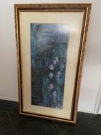Ingelijste Monet Waterlelies Print. Lijst, Antiek en Kunst, Ophalen of Verzenden