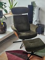 Conform draai fauteuil model Time Out hoge rug, Stof, Modern, strak, slank, Zo goed als nieuw, Ophalen