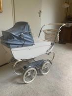 Antieke Poppenwagen met Levensechte pop (46cm), Ophalen, Zo goed als nieuw, Pop