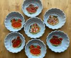 Franse Aardewerk bakvormpjes - Set van 7, Ophalen of Verzenden, Gebruikt