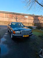 Mercedes-Benz S-Klasse 2.7 280 SE 1982 Zwart, Auto's, Zwart, 1560 kg, Handgeschakeld, Particulier