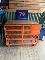 Kleding rek vintage industrieel stelling, Huis en Inrichting, Woonaccessoires | Wandplanken en Boekenplanken, Ophalen, Gebruikt