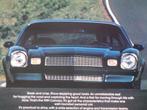 Chevrolet Camaro 1981 Brochure, Ophalen of Verzenden, Zo goed als nieuw, Chevrolet