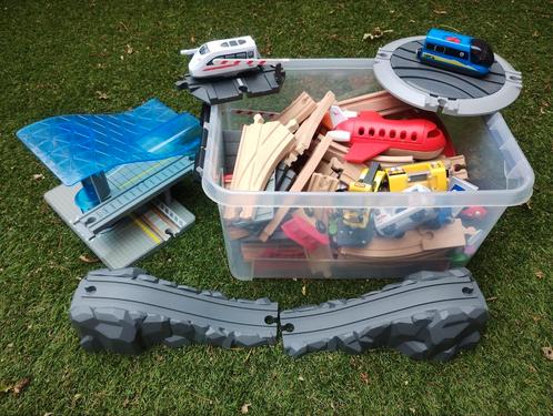 Playtive (lidl) treinspoor met electrische treinen, Kinderen en Baby's, Speelgoed | Thomas de Trein, Zo goed als nieuw, Ophalen of Verzenden