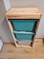 Houten opbergkast met bakken IKEA, Met plank(en), Minder dan 50 cm, 100 tot 150 cm, Ophalen of Verzenden