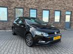 Volkswagen Polo ALLSTAR 1.0 75PK 2016 Airco Navi PDC Stoelve, Voorwielaandrijving, Stof, Zwart, Zwart