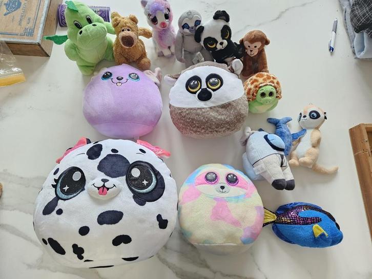 Knuffelverzameling – los of samen, Kinderen en Baby's, Speelgoed | Knuffels en Pluche, Zo goed als nieuw, Overige typen, Ophalen of Verzenden