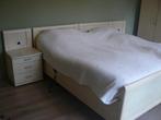 Mooi 2 persoons verstelbaar seniorenbed, incl nachtkastjes, Ophalen, Overige materialen, Verstelbaar, Beige