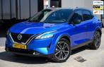 Nissan Qashqai 1.3 MHEV Xtronic TEKNA PLUS |PANO|360|LEDER, Auto's, Nissan, Blauw, Leder, Bedrijf, Hybride Elektrisch/Benzine