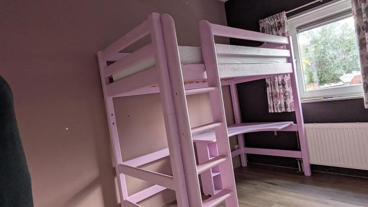 Flexa hoogslaapbed, Huis en Inrichting, Slaapkamer | Stapelbedden en Hoogslapers, Gebruikt, Hoogslaper, 90 cm, 200 cm, Eenpersoons