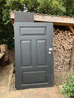 Hardhout Buitendeur - Klassiek Model, Doe-het-zelf en Verbouw, Deuren en Horren, Ophalen, Gebruikt, 120 cm of meer, Buitendeur