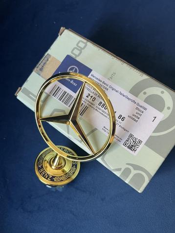 MERCEDES BENZ STER RVS GOLD NIEUW 21,50 EURO beschikbaar voor biedingen