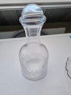 Glazen Karaf met Stop - Elegant, Antiek en Kunst, Antiek | Glas en Kristal, Ophalen of Verzenden