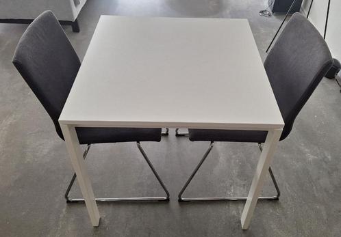 Ikea Tafel en Stoelen, Huis en Inrichting, Tafels | Eettafels, Gebruikt, 50 tot 100 cm, 50 tot 100 cm, tot twee personen, Vierkant