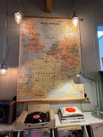 Vintage kaart West-Europa 1972, Ophalen