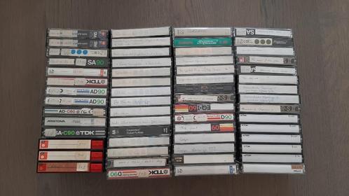 Cassettebandjes diverse, Cd's en Dvd's, Cassettebandjes, Zo goed als nieuw, Voorbespeeld, Overige genres, 26 bandjes of meer, Ophalen