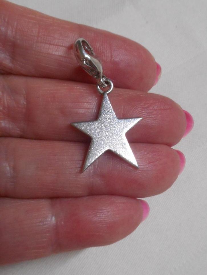 Zilveren Ti Sento Charm bedel ster nr.1364, Sieraden, Tassen en Uiterlijk, Bedels, Zo goed als nieuw, Overige merken, Zilver, 1 bedel