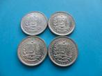 Venezuela 4 x 1 Bolivar zilver 1960 en 1965, Postzegels en Munten, Munten | Amerika, Verzenden, Zuid-Amerika, Setje, Zilver