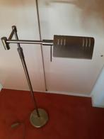 Stand leeslampje brons in hoogte verstelbaar, Huis en Inrichting, Ophalen, Gebruikt, Metaal, 100 tot 150 cm