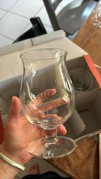 Duvel glazen 4x, Ophalen of Verzenden, Zo goed als nieuw, Bierglas