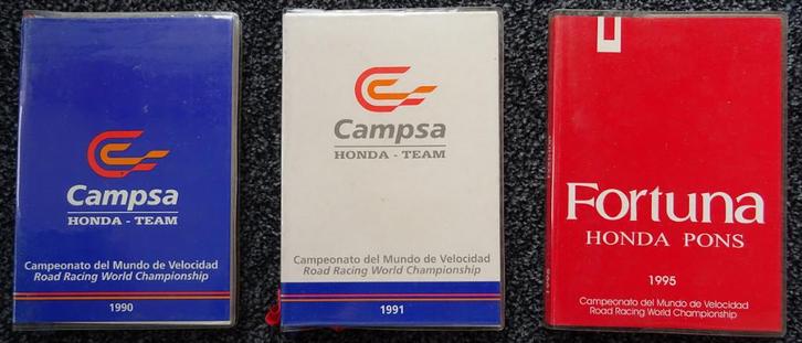 Campsa / Fortuna Honda GP-zakboekjes, Boeken, Motoren, Zo goed als nieuw, Algemeen, Ophalen of Verzenden