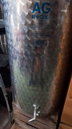 RVS Tank AG Inox 100L wijntank. Luchdicht af te sluiten, Ophalen, Gebruikt