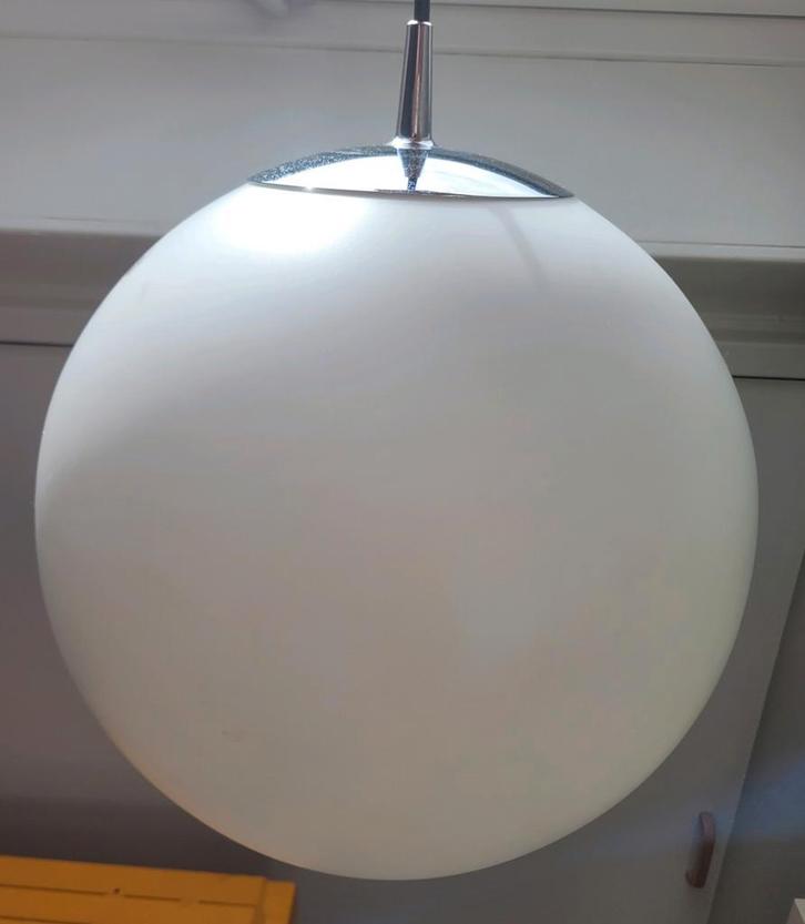 Putzler Hanglamp - Retro Design, Huis en Inrichting, Lampen | Hanglampen, Gebruikt, Minder dan 50 cm, Glas, Metaal, Ophalen