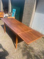 Vintage uitschuifbare eettafel A.A. Patijn, Huis en Inrichting, Tafels | Eettafels, 200 cm of meer, Vijf personen of meer, Rechthoekig