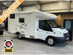 Chausson Flash 04 Garage Compact 2009 Ford 140PK, Caravans en Kamperen, Campers, Ringverwarming, Airbags, Tot en met 3, Koelkast