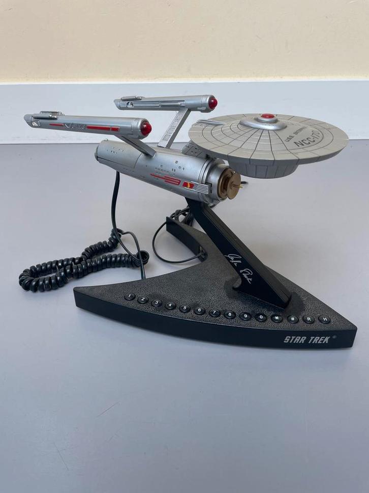 Vintage Star Trek Enterprise Telefoon (Zonder Stekker), Verzamelen, Film en Tv, Gebruikt, Tv, Gebruiksvoorwerp, Ophalen of Verzenden