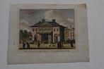 Amsterdam Rembrandtplein Reguliers Waag Kopergravure G50, Antiek en Kunst, Kunst | Etsen en Gravures, Verzenden