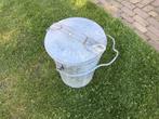 Zinken prullebak, asemmer uit Almelo, Antiek en Kunst, Curiosa en Brocante, Ophalen