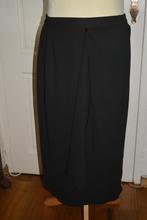 Edgar Vos, prachtig halflange zwarte rok, maat 46, Kleding | Dames, Zwart, Maat 46/48 (XL) of groter, Zo goed als nieuw, Onder de knie