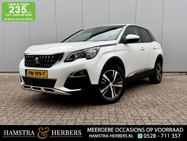 Peugeot 3008 1.2 PureTech Allure wit automaat, Auto's, Peugeot, Bedrijf, Te koop, 360° camera, ABS, Achteruitrijcamera, Airbags